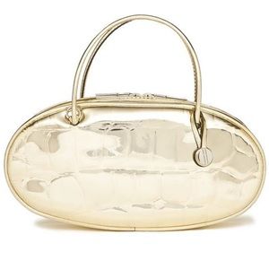 Hayward Gold Mirror Pill Box Bag